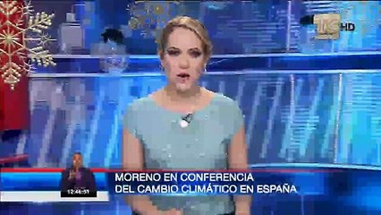 Presidente Moreno envía mensaje por el cambio climático en España