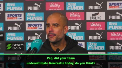 Скачать видео: Sarcastic Guardiola refutes 'brilliant' journalist's claim