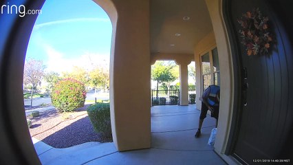 Driver Takes Package Back After Taking Picture of Delivery