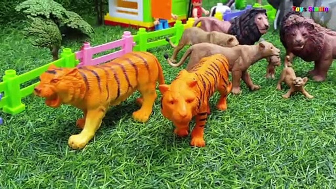 wild animals toys set