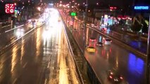 İstanbul'da beklenen yağış şimşeklerin ardından başladı