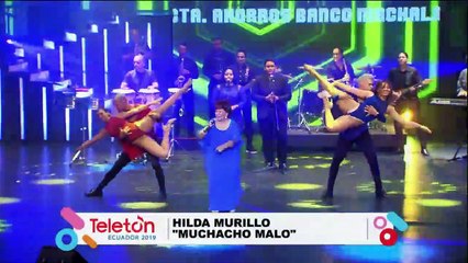 Presentación de Hilda Murillo en la Teletón Ecuador