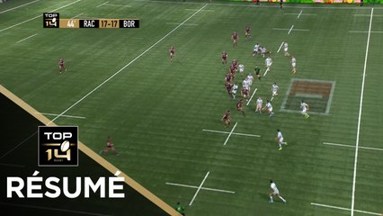 TOP 14 - Résumé Racing 92-Bordeaux-Bègles: 30-34 - J10 - Saison 2019/2020