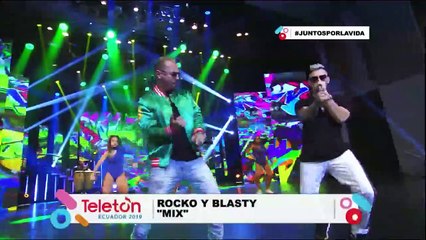 Presentación de Rocko y Blasty en la Teletón Ecuador