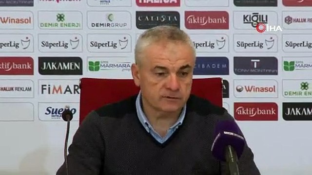 Rıza Çalımbay: “Disiplin içindeyiz”