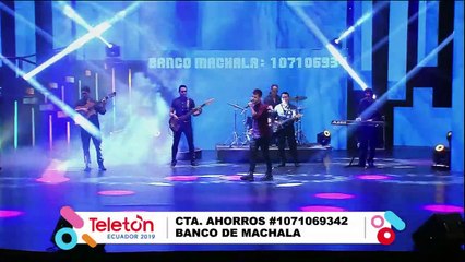 Presentación de Antonio José en la Teletón Ecuador