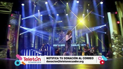 Presentación de Tamara en la Teletón Ecuador