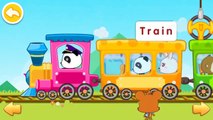 Baby Panda Learns Transport  Kids Learn Train, Firetruck, Ambulance, Police  Babybus Kids Games
