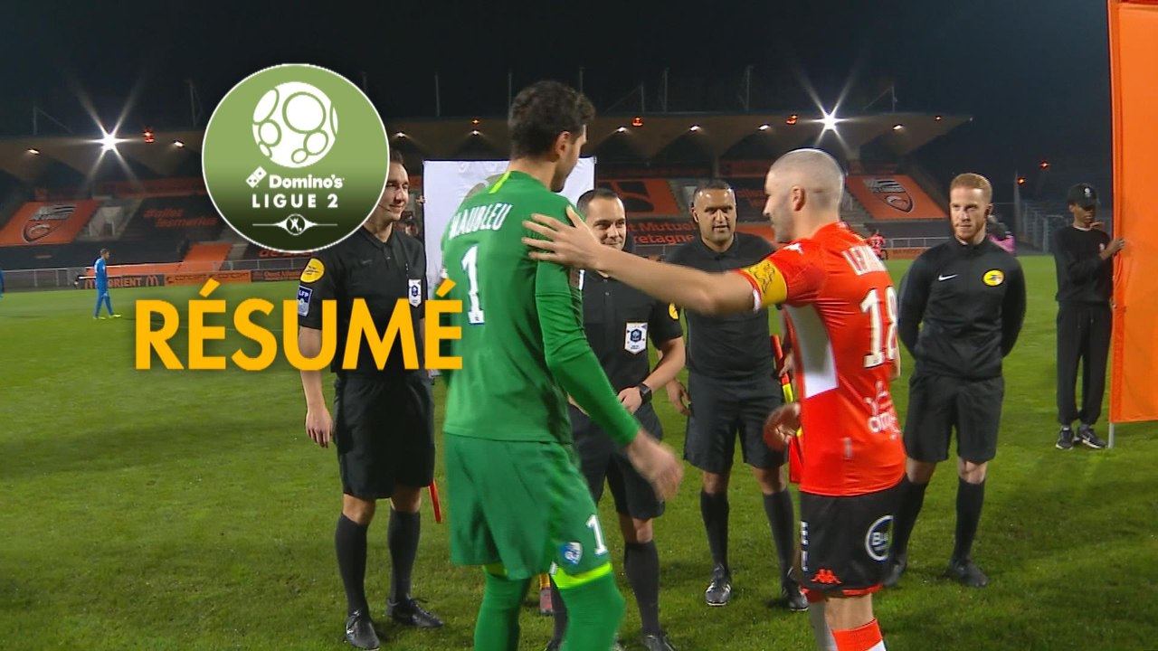 FC Lorient - Grenoble Foot 38 (2-1)  - Résumé - (FCL-GF38) / 2019-20