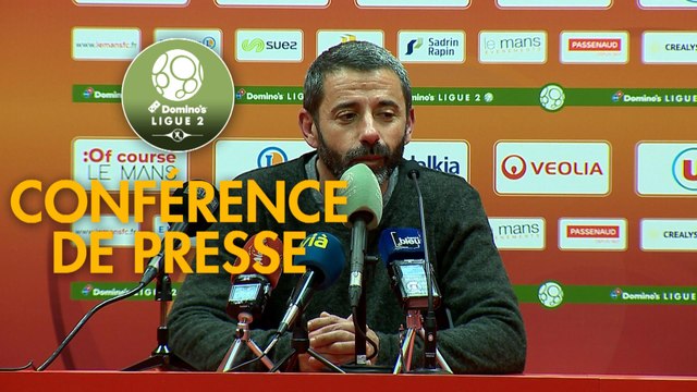 Conférence de presse Le Mans FC - Châteauroux (1-2) : Richard DEZIRE (LEMANS) - Nicolas USAI (LBC) - 2019/2020