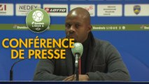 Conférence de presse FC Sochaux-Montbéliard - ESTAC Troyes (0-1) : Omar DAF (FCSM) - Laurent BATLLES (ESTAC) - 2019/2020
