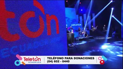 Presentación de Charlie Zaa en la Teletón Ecuador