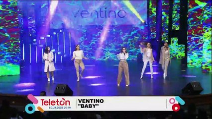 Presentación del grupo Ventino en la Teletón Ecuador