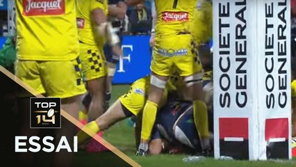 TOP 14 - Essai Dave RYAN (SUA) - Clermont - Agen - J10 - Saison 2019/2020
