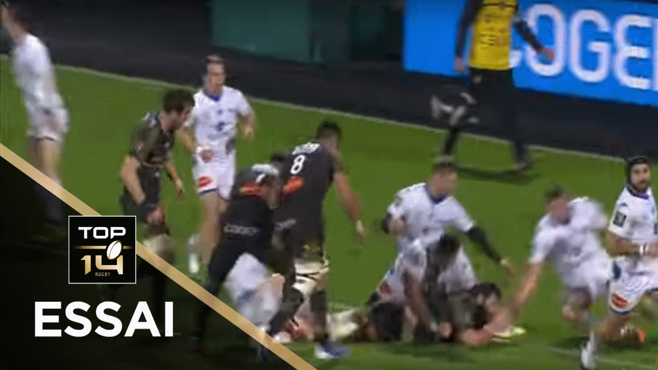 TOP 14 - Essai Mathieu TANGUY (SR) - La Rochelle - Castres - J10 - Saison 2019/2020