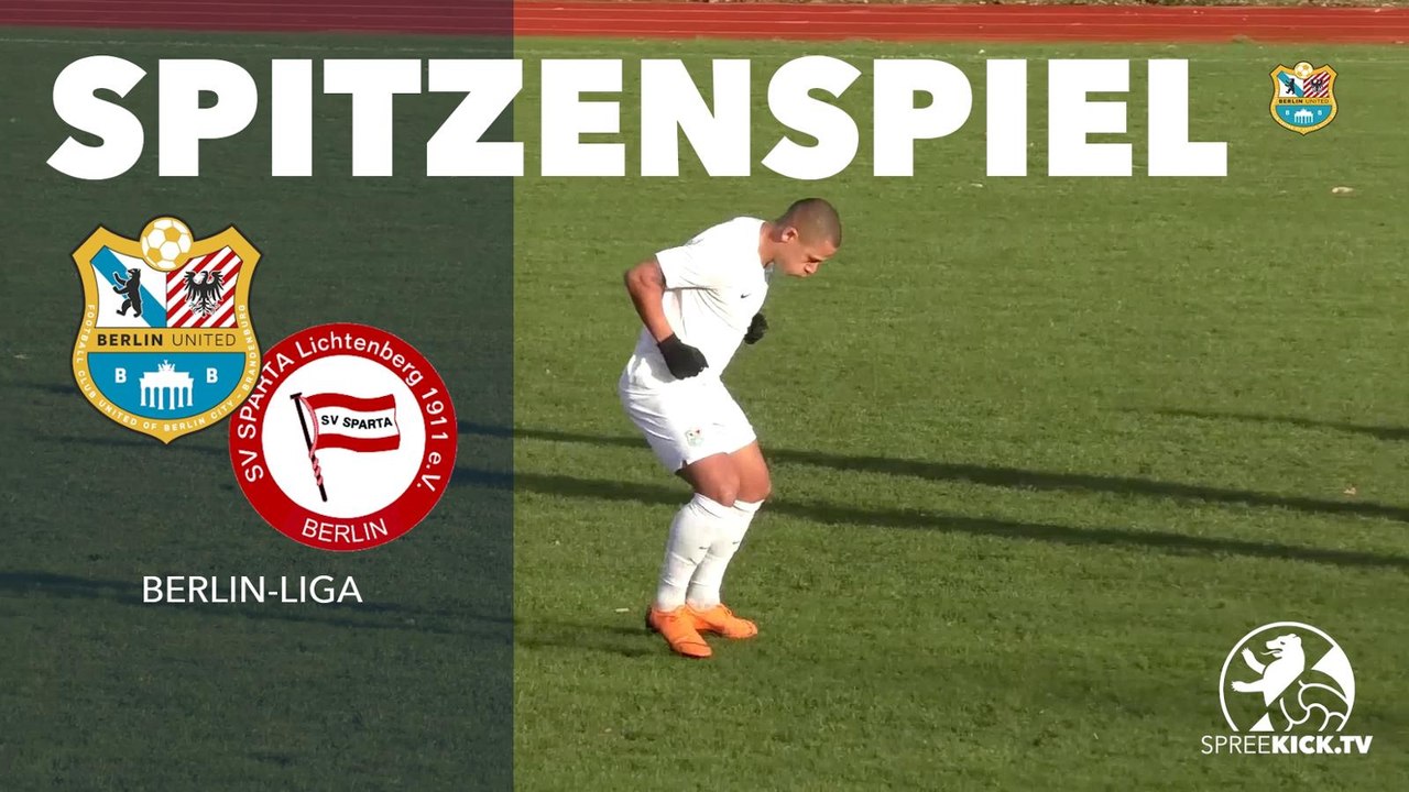 Überragender Sejdic führt Sparta zum Sieg | Berlin United - Sparta Lichtenberg (Berlinliga)