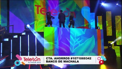 Presentación de Jen Canela en la Teletón Ecuador