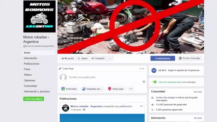 top 5 motos robadas