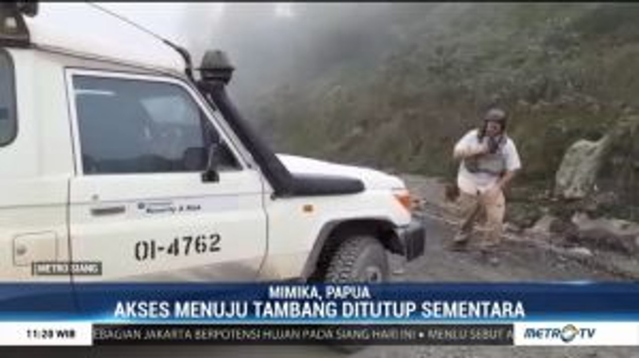 Mobil Patroli PT Freeport Papua Ditembaki Orang Tak Dikenal