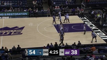 Caleb Swanigan Posts 12 points & 10 rebounds vs. Iowa Wolves