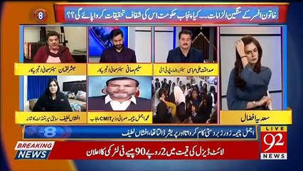 If CMIT minister pulled Afshan Latif's hand, where was his husband- Mubasher Lucman