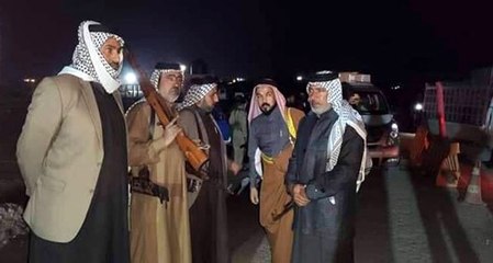 Irak'ın Zikar kentinde aşiretler kontrol noktası kurdu