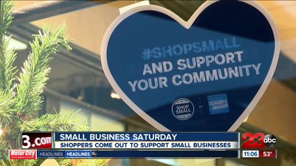 SHOPPING SMALL BUSINESS SATURDAY