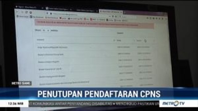Sejumlah Instansi Masih Buka Pendaftaran CPNS