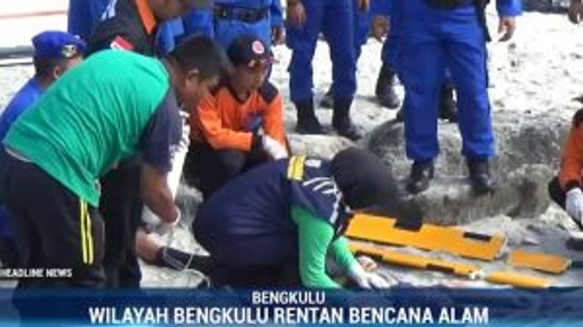 Petugas Gabungan di Bengkulu Gelar Simulasi Penanggulangan Bencana
