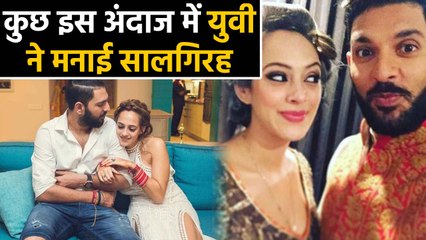 Yuvraj Singh & Hazel Keech Celebrated Their third Wedding Anniversary | वनइंडिया हिंदी