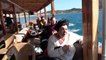 Antalya-tatilciler antalya'da deniz keyfi yaptı