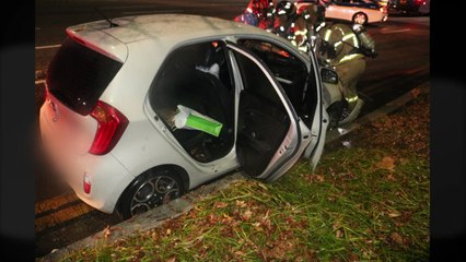 인천 택시 들이받은 승용차 불...인명피해 없어 / YTN