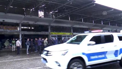 Vali Güzeloğlu patlama yaşanan iş yerinde incelemelerde bulundu