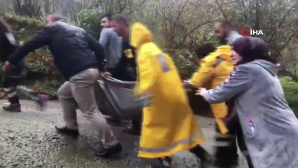 Trabzon'da 8 katlı binada çıkan yangında korku dolu dakikalar