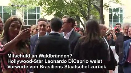 Amazonas-Brände: DiCaprio weist Bolsonaros Anschuldigungen zurück