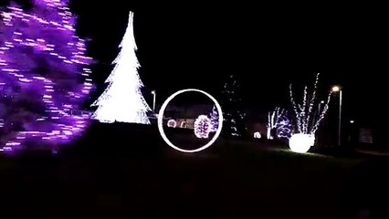 Montbéliard : magique rond point de Ludwugsburg sous les lumières de Noël
