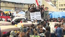 مسيرات طلابية بساحة التحرير في بغداد تطالب بمحاسبة قتلة المتظاهرين بالنجف
