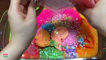 Festival of Colors !! Mixing Random Things Into Slime !! Satisfying Slime Smoothie #793
