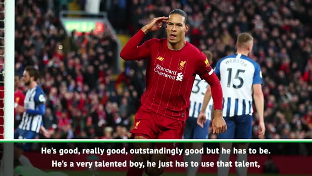 Klopp expects van Dijk's level of performance