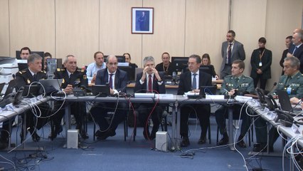 Marlaska visita el Centro de Coordinación Operativo