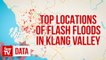 Top locations of flash floods in the Klang Valley