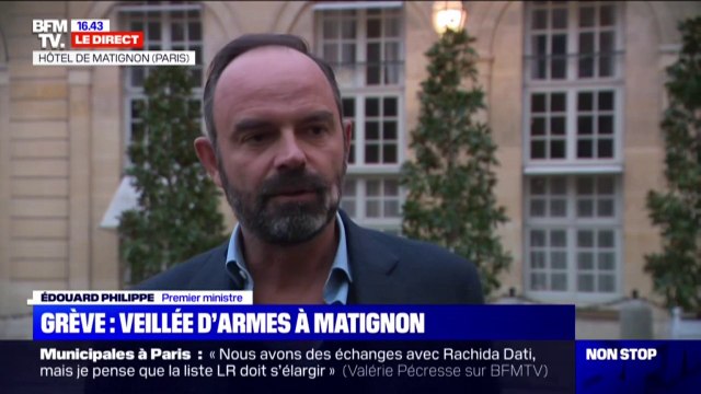 Édouard Philippe: L'objectif de cette réunion est de rappeler les fondements de la réforme des retraites et voir comment l'améliorer