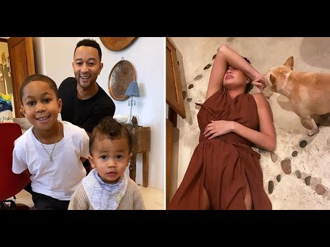 Chrissy Teigen collapsing on the floor after making Thanksgiving dinner is a mood