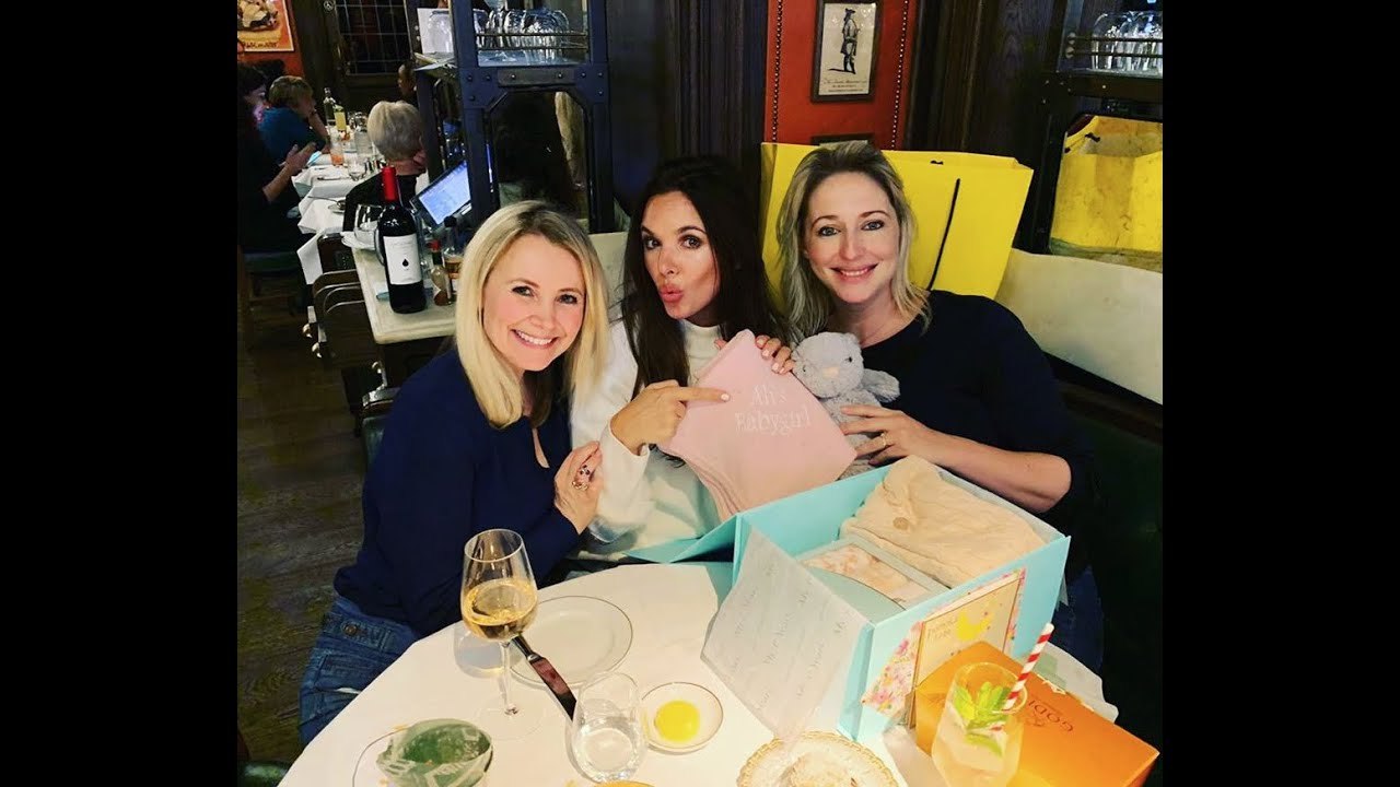 Pregnant Ali Bastian enjoys Hollyoaks reunion with Jodi Albert and Carley Stenson