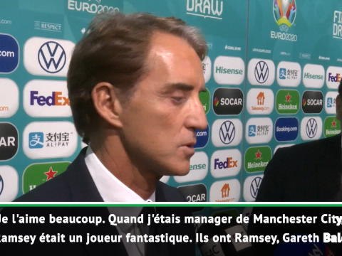 Euro 2020 - Mancini : Contre Ramsey et Bale, un match difficile