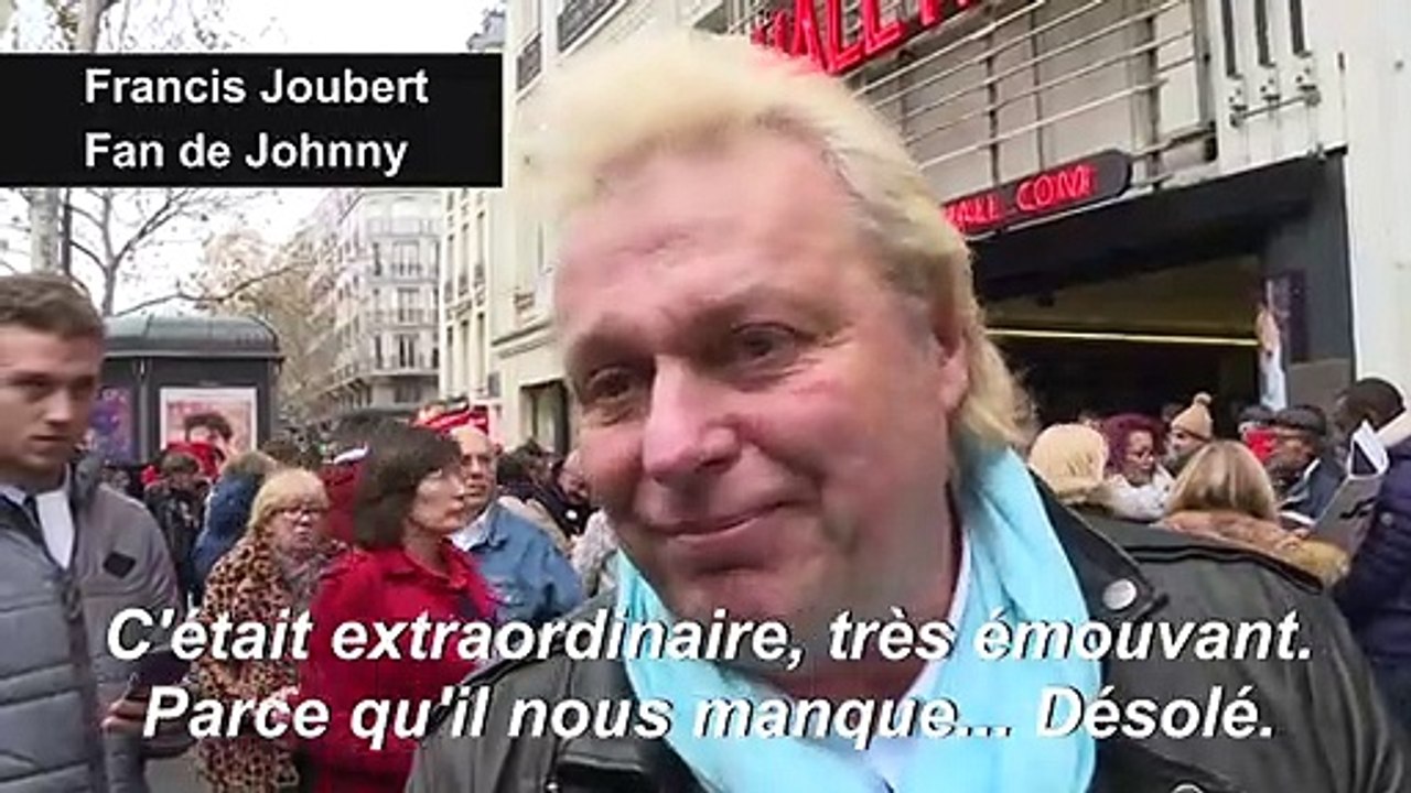 "Il nous manque": hommage à Johnny Hallyday à l'Olympia, deux ans après