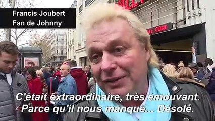 "Il nous manque": hommage à Johnny Hallyday à l'Olympia, deux ans après
