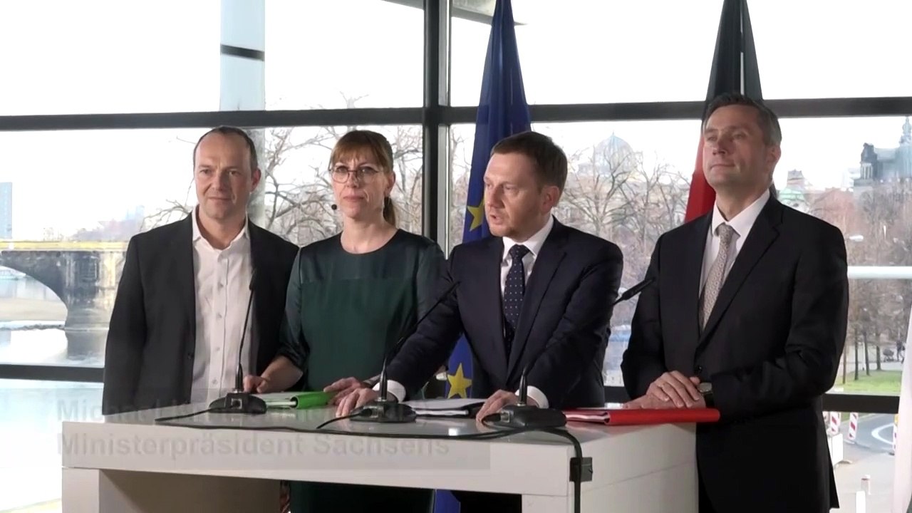 Koalitionsvertrag für Keniabündnis in Sachsen steht