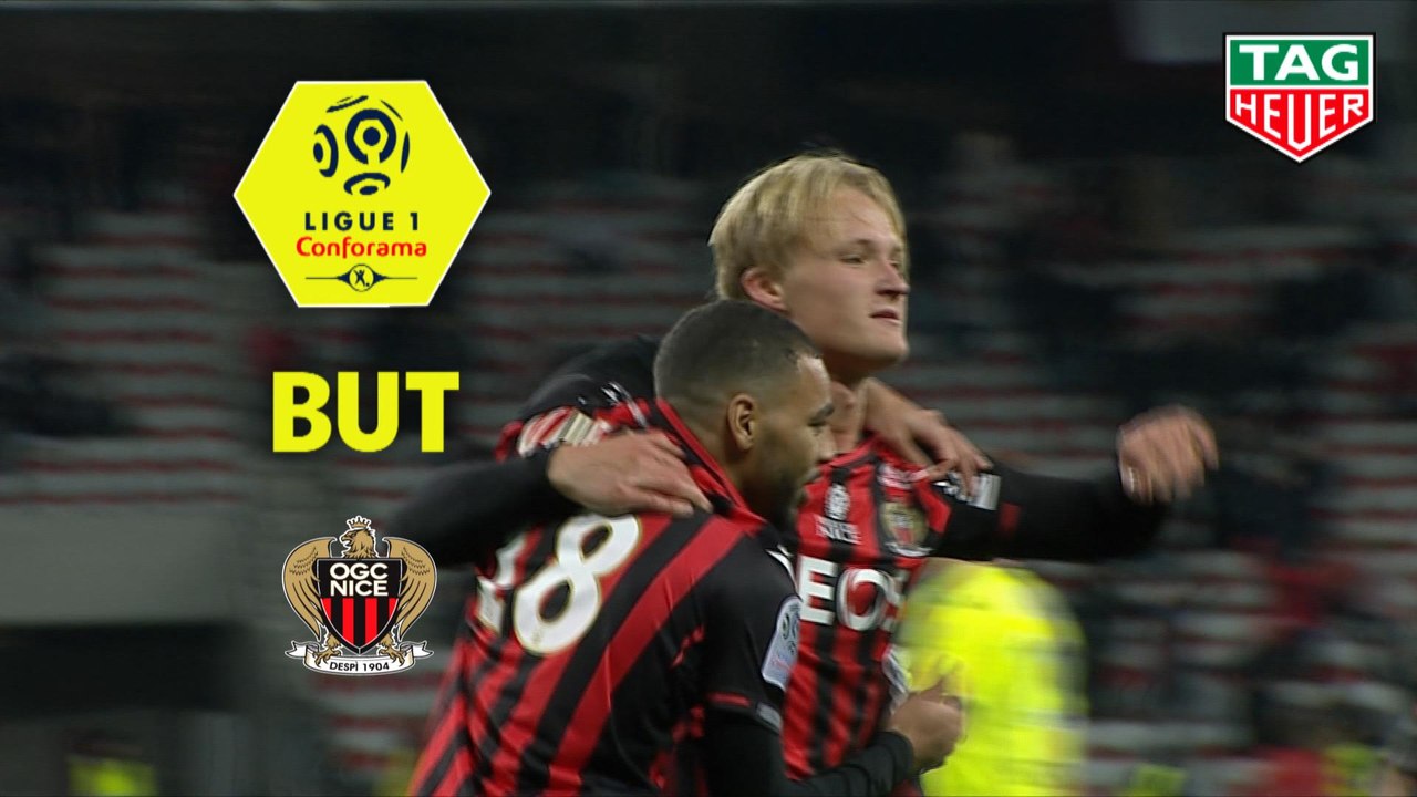 But Kasper DOLBERG (90ème) / OGC Nice - Angers SCO - (3-1) - (OGCN-SCO) / 2019-20