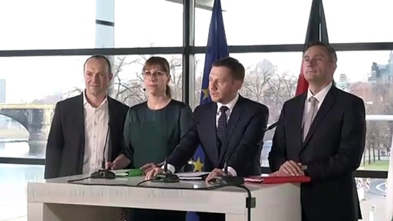 Koalitionsvertrag für Keniabündnis in Sachsen steht